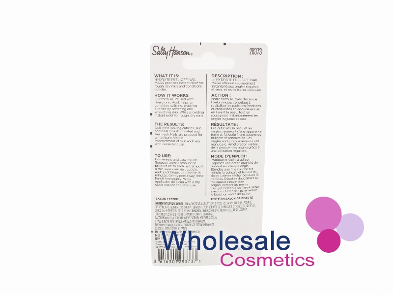 6 x Sally Hansen Spa Collection Peel-Off Nail Masks 8ml